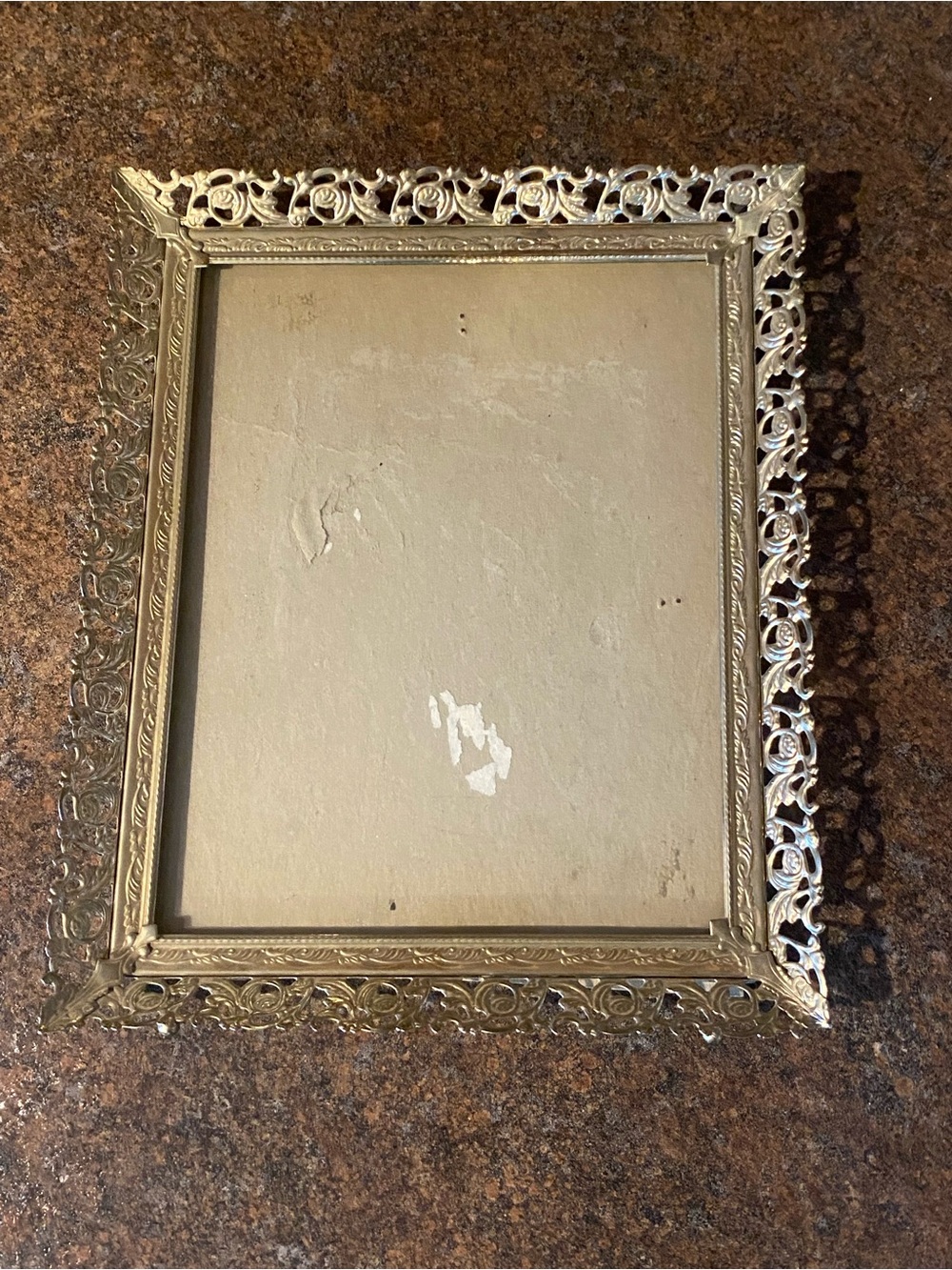Antique Gold-toned 8x10 picture frame